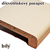 dřevotřískové okenní parapety - bílý dřevotřískové okenní parapety - bílý