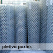 Plotové pletivo pozink
