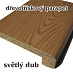Dřevotřísková parapetní deska - světlý dub