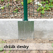 H držák betonových desek