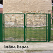 Brána Espas dvoukřídlá