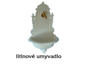 litinové umyvadlo jednobarevné