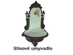 Litinové umyvadlo dvoubarevné