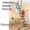Stahovací schody Oman