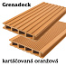 terasová palubka Grenadeck oranžová kartáčovaná terasová palubka Grenadeck oranžová kartáčovaná