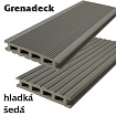 Terasové palubky Grenadeck šedá