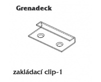 Grenadeck - zakládací profil clip 1 včetně vrutů
