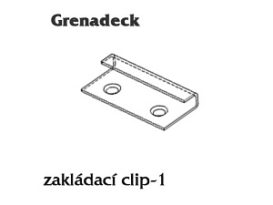 zakládací profil - clip 1 zakládací profil - clip 1