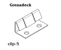 Grenadeck - koncový profil clip 5 včetně vrutů