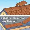 Okapový a hřebenový pás Katepal