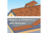 Okapový a hřebenový pás Katepal