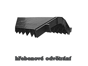 hřebenové odvětrání hřebenové odvětrání