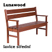 Zahradní lavice Lunawood střední