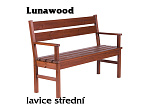Zahradní lavice Lunawood střední