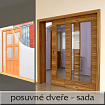 Dveře do pouzdra 205/197 set