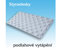 Styrodeska pro podlahové vytápění