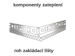 Zakládací lišta - roh 0,7mm