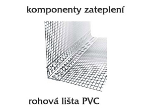 LKS rohová lišta plastová LKS rohová lišta plastová