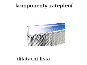 Dilatační lišta hliníková rohová