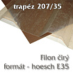 Filon 207/35 trapéz čirý - průmyslová krytina