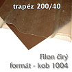 Filon 200/40 trapéz čirý - průmyslová krytina
