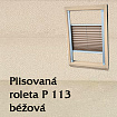 Plisovaná roleta P 113