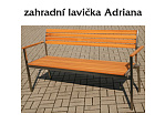 Zahradní lavička Ariana