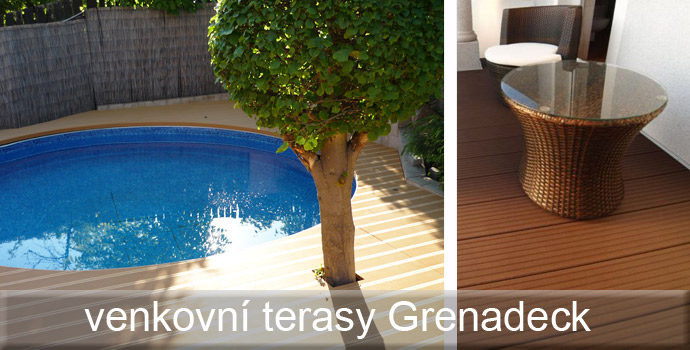 venkovní terasy Grenadeck
