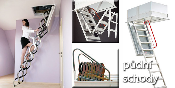 půdní schody