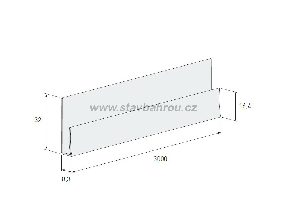 Zakládací profil Solid Brick SZ109