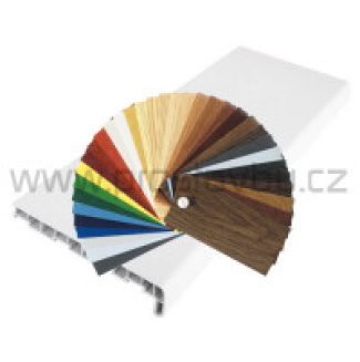 Parapet vnitřní plastový DECOSILL PP2300 - 300 mm - zakázkové dekory fólie