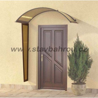 Boční stěna Robelit pro obloukové stříšky 130x53x30cm