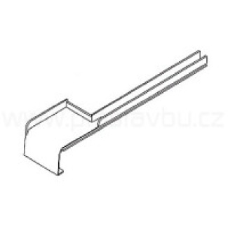 Koncové krytky vinyCom pro AL parapet V6360 LEVÁ - 0016 hnědá