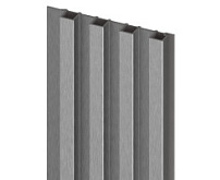 Obkladové panely Vilo MPC MODULO - akustický lamelový panel M - Brushed Steel /0,15 x 2,65 m