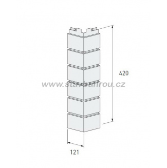 Vnější roh Solid Brick SB103