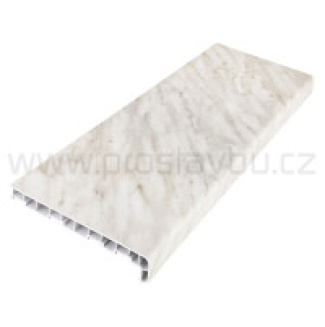 Parapet vnitřní plastový DECOSILL PP2350 - 350 mm - 1035 šedý mramor