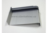 Venkovní okenní hliníkový parapet - elox stříbrný C0