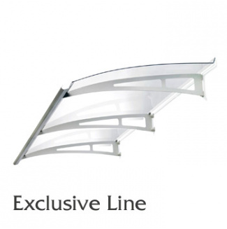 Vchodová stříška Polymer, Exclusive Line 1400x900mm