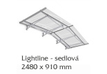 Sedlová vchodová stříška 2480 x 910 mm           iiiiiiiiiiiiiiiii