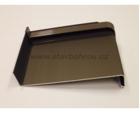 Venkovní okenní hliníkový parapet - elox bronz C33