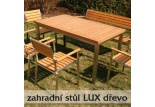 Zahradní stůl Lux dřevo 1500mm