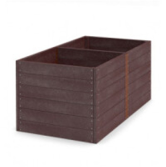 Vyvýšený záhon 240x126x80 cm Traplast T09252 - hnědý