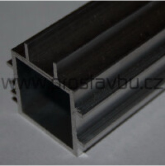 Hliníkový nosník 30x30x2 mm zesílený žebrováním Modular P1303  (výztuha pro zakrývací profil P6114)