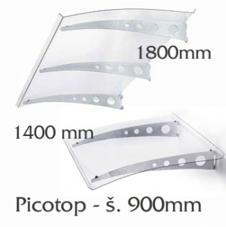 Vchodová stříška Polymer, Picotop 1800x900mm