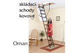 Skládací půdní schody Oman Metal T3