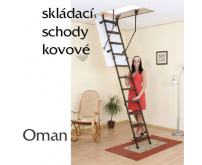 Skládací půdní schody Oman Metal T3