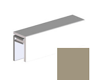 Ukončovací/lemovací profil 2-dílný univerzální UNI V2115 - 901 Greige Style /3 m