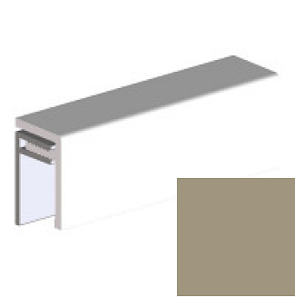 Ukončovací/lemovací profil 2-dílný univerzální UNI V2115 - 901 Greige Style /3 m