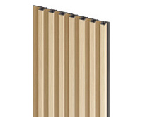 Obkladové panely Vilo MPC MODULO - akustický lamelový panel S - Harmony Wood /0,14 x 2,65 m