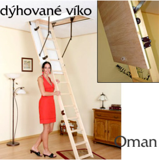 Skládací půdní schody Oman Lux